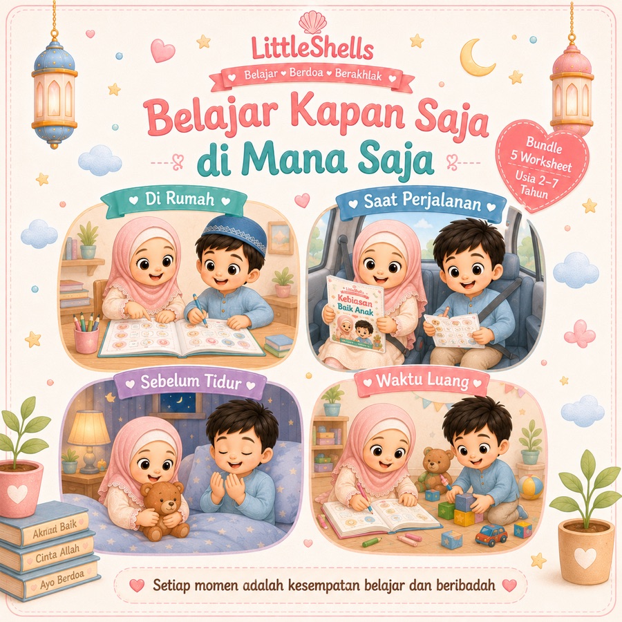 Life Skill Bundle dapat digunakan untuk belajar di rumah, perjalanan, sebelum tidur, dan waktu luang